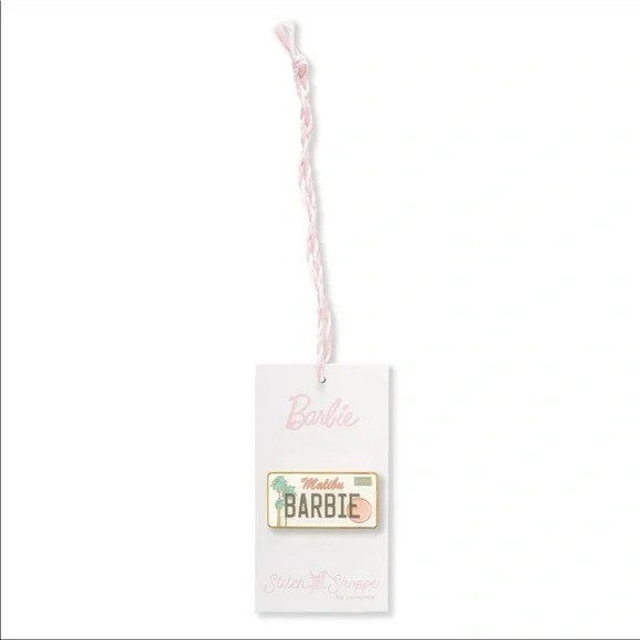 NIB Stitch Shoppe X Barbie™ Palm Tree Logo "Lizzy" Date Night Dress Size 1X - Picture 7 of 8